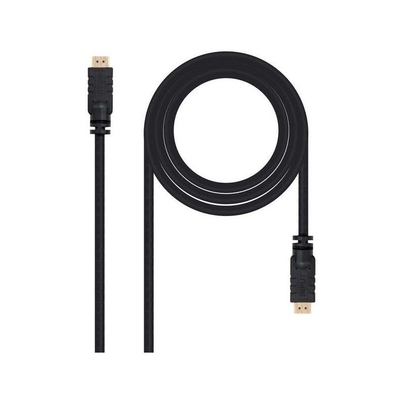 Cavo Nanocable HDMI v1.4 con ripetitore maschio a HDMI v1.4 maschio 25 m - Alta velocità - Colore nero
