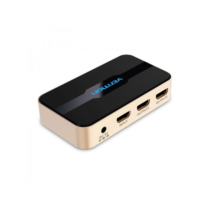 Vention Duplicatore da HDMI maschio a 2xHDMI femmina - Colore oro