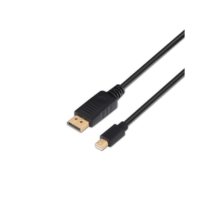 Cavo Aisens Mini DP a Displayport V1.2 4K@60Hz - mDP/M-DP/M - 2.0 m - 4K - Colore nero