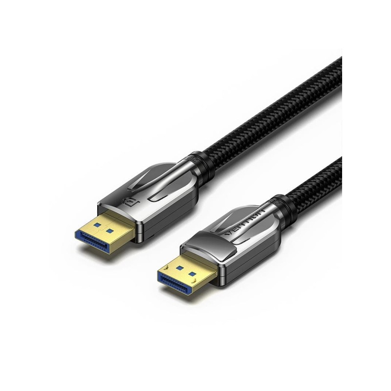 Vention DisplayPort maschio a DisplayPort maschio 2.1 16K - 3 m - Attorcigliato - Nero