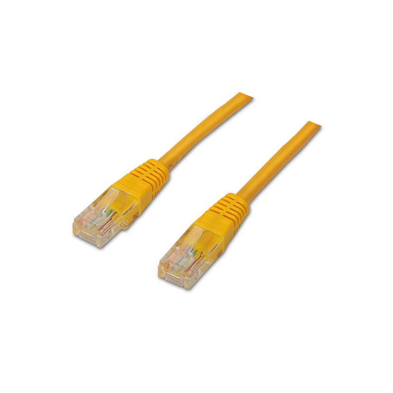 Cavo di rete Aisens Patch Cord RJ45 Cat.6 UTP AWG24 - 0.5 m - 10/100/1000 Mbit/s - Colore giallo