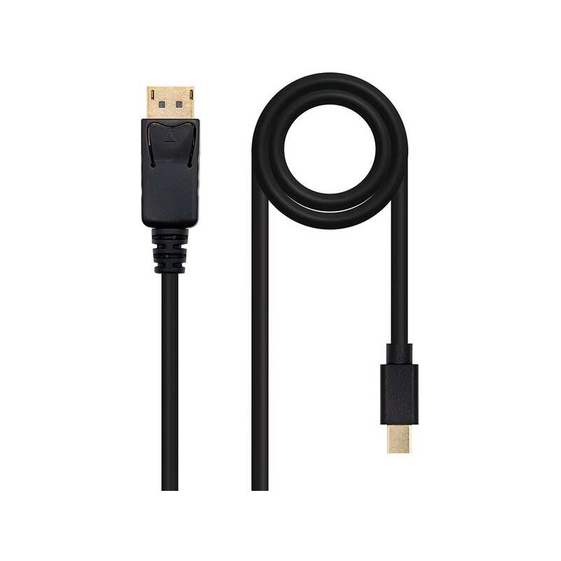 Cavo Nanocable Mini DP maschio a DisplayPort maschio da 2 m - colore nero