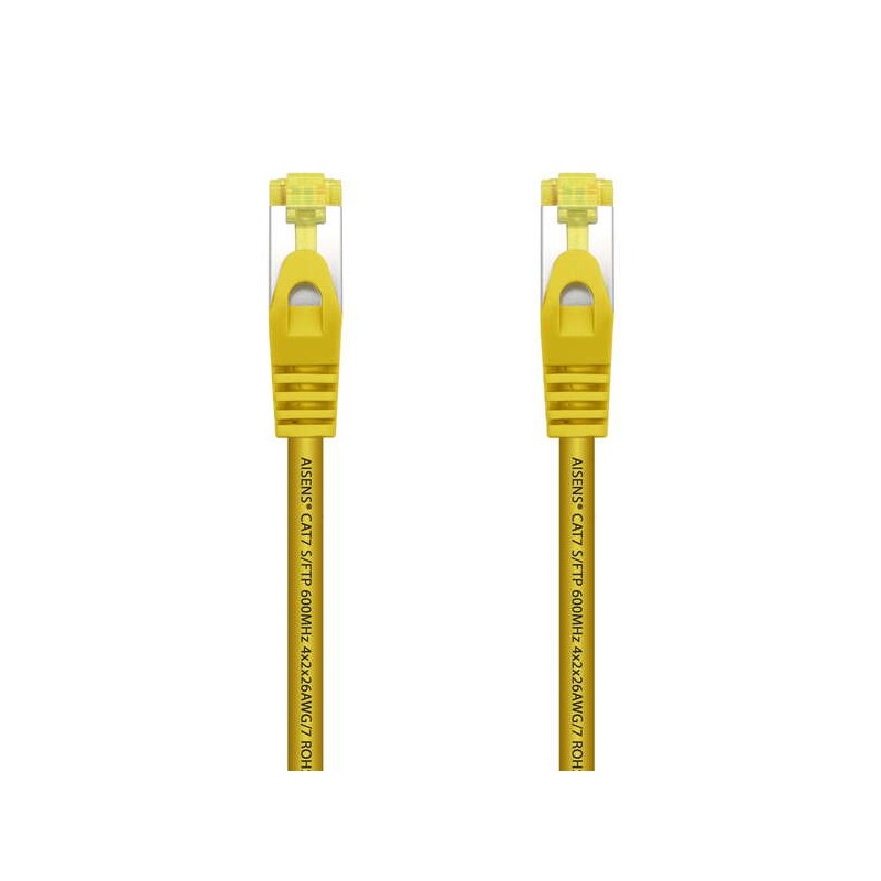 Cavo di rete Aisens Cavo patch RJ45 LSZH Cat.7 600 MHz S/FTP PIMF AWG26 - 1.0 M - Colore giallo