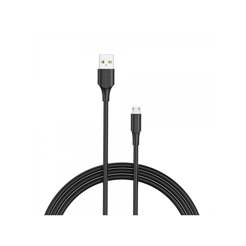 Vention Cavo da USB 2.0 maschio a MicroUSB maschio - 1.5 m - 3A - 60W - 480Mbps - Colore nero
