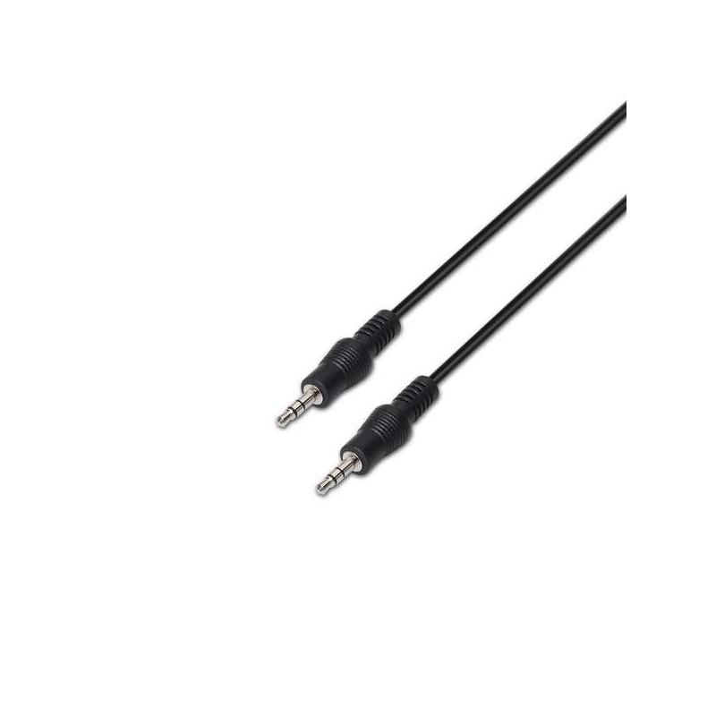 Cavo Audio Stereo Aisens - JACK 3.5/M-JACK 3.5/M - 3.0m - Colore Nero