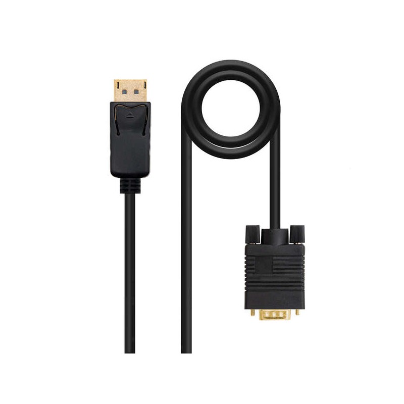 Cavo convertitore Nanocable DisplayPort a VGA - DP/M - VGA/M - 1 m - Nero