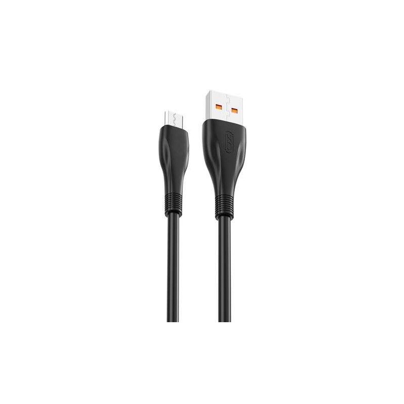 Cavo di ricarica rapida USB XO NB185 - Micro USB - 6 A - 1 m - Nero