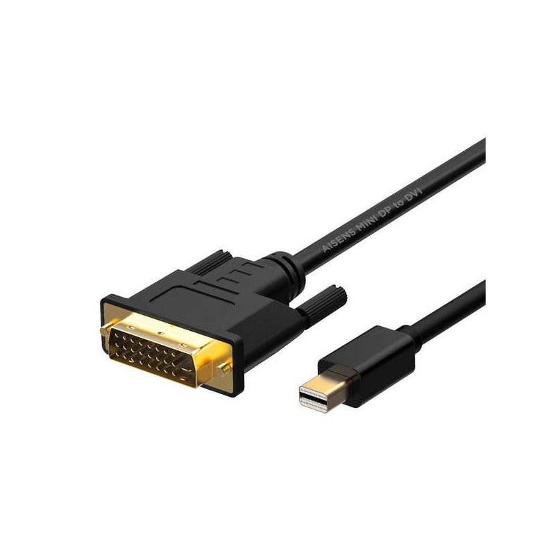 Cavo convertitore Aisens Mini Displayport a DVI - Mini DP/M-DVI/M - 2.0 M - Colore nero