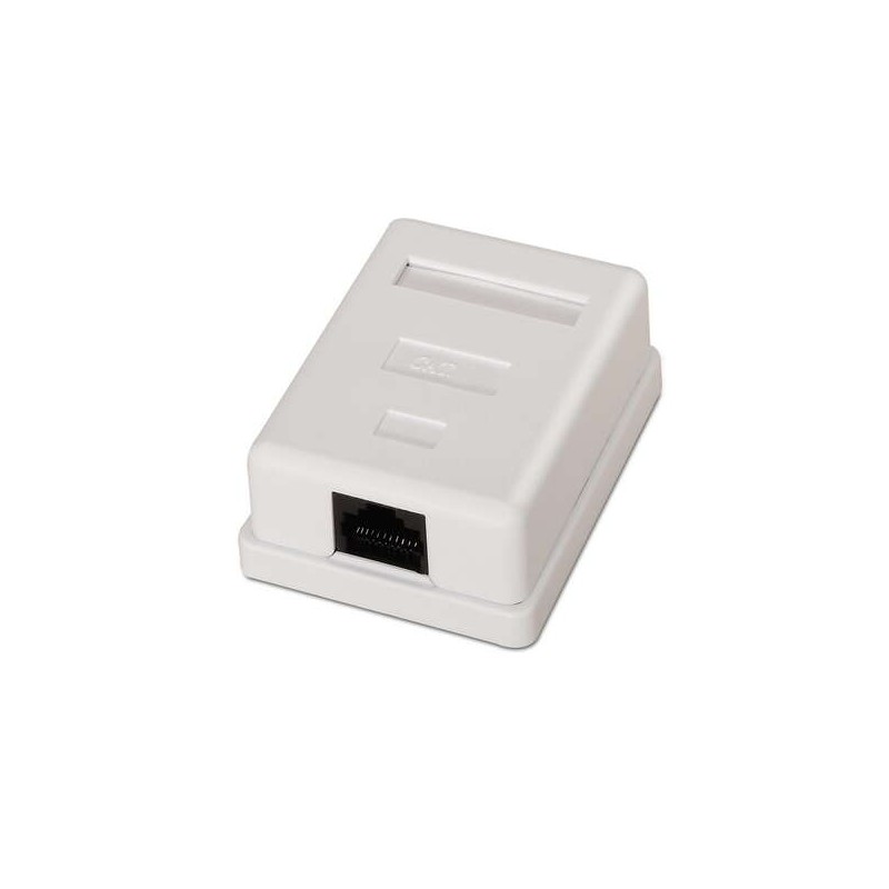 Aisens Rosetta di superficie RJ45 Cat.6 UTP 1 presa - Colore bianco