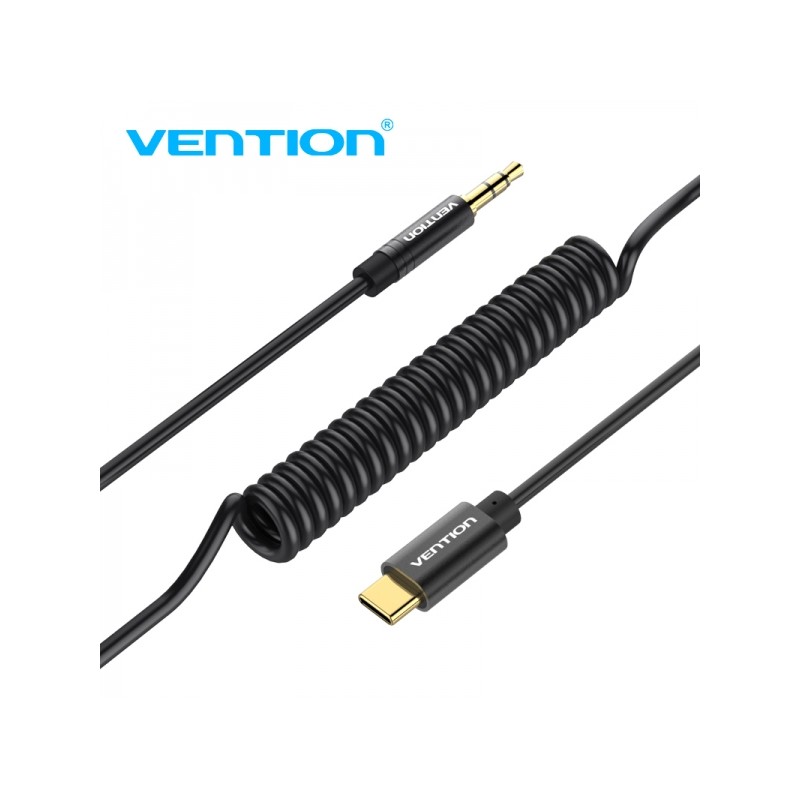 Convertitore audio da USB-C a Jack 3.5 maschio di Vention - 1 m - Colore nero