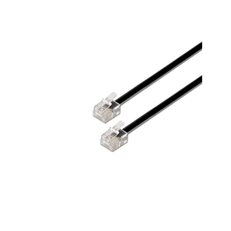 Cavo telefonico Aisens 6P4C - MM - 2.0 m - Colore nero