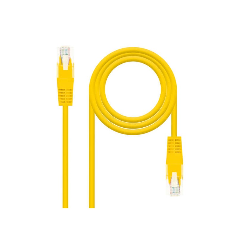 Cavo di rete Nanocable  patch cord RJ45 Cat.6 UTP AWG24 1 m - Colore giallo