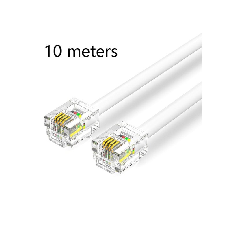 Vention Cavo telefonico RJ11 - 10 m - Colore bianco