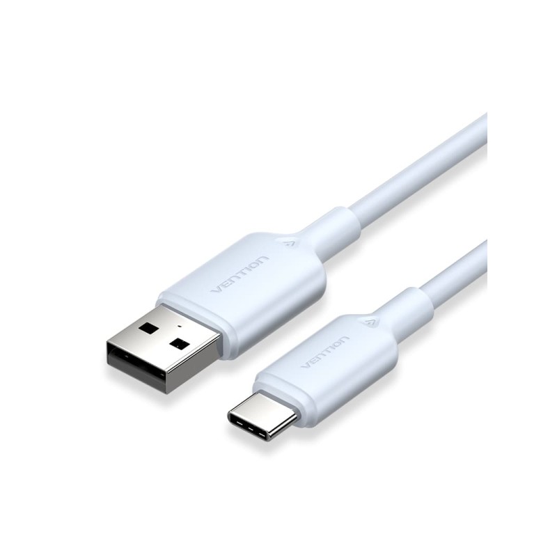 Vention Cavo da USB-C a USB-A 3A 60W - 2 m - Intrecciato - Blu - Cavo da USB-C a USB-A 3A 60W - 2 m - Intrecciato - Blu