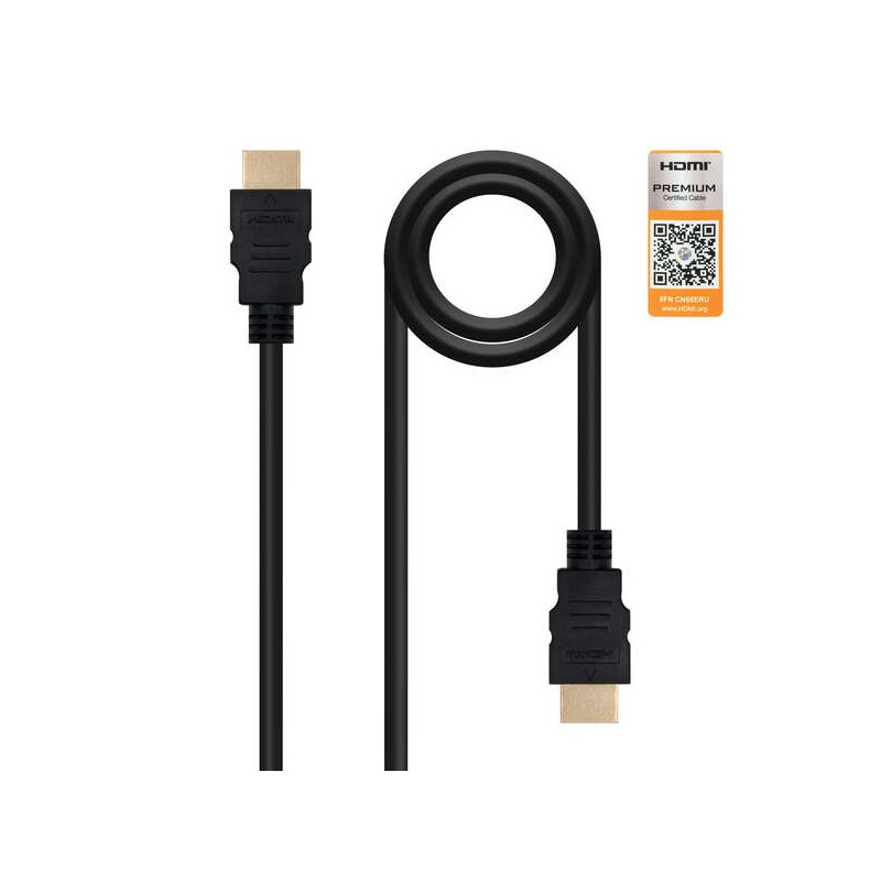 Cavo Nanocable HDMI v2.0 Premium Maschio a HDMI v2.0 Premium Maschio 1.50 m - 4K a 60 Hz 18 Gbps - Alta velocità - Colo