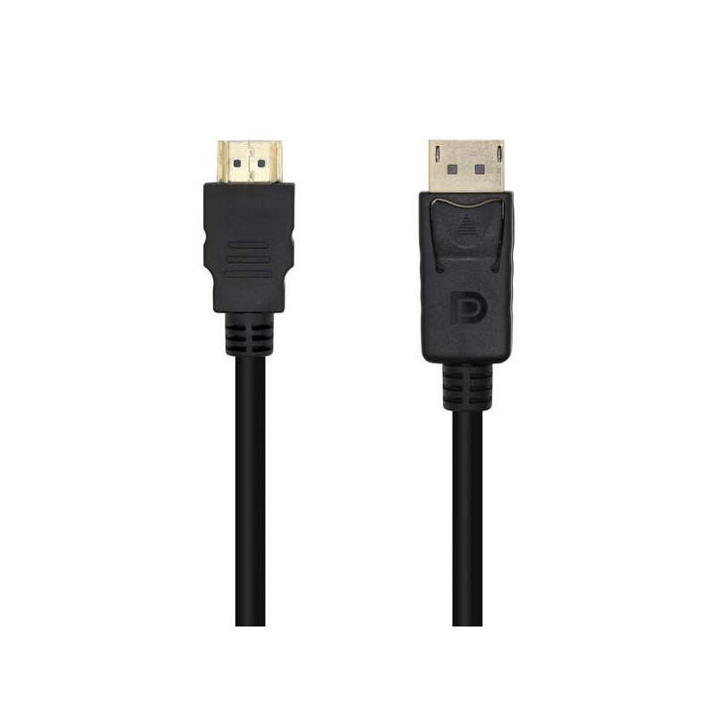 Cavo convertitore Aisens Displayport a HDMI - DP/M-HDMI/M - 3.0 m - Nero