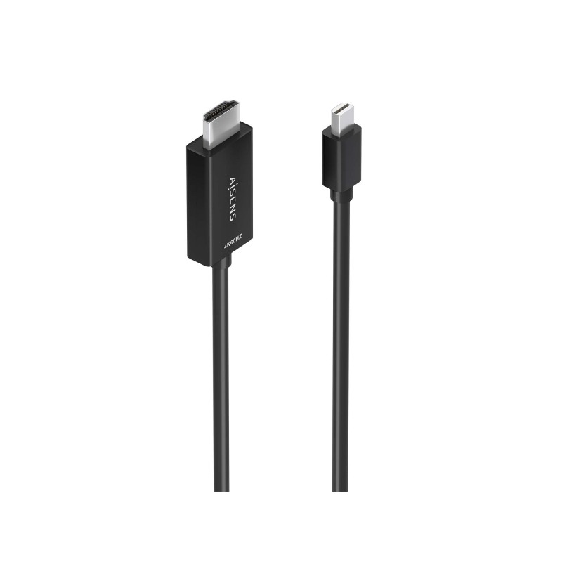 Cavo convertitore Aisens da MINI DP a HDMI 4K@60HZ - MINI DP/M-HDMI/M - 1.5 m - Colore nero