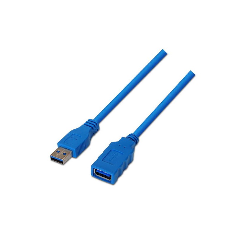 Cavo di prolunga USB 3.0 Aisens - Tipo A maschio a femmina - 1.0 m - Colore blu