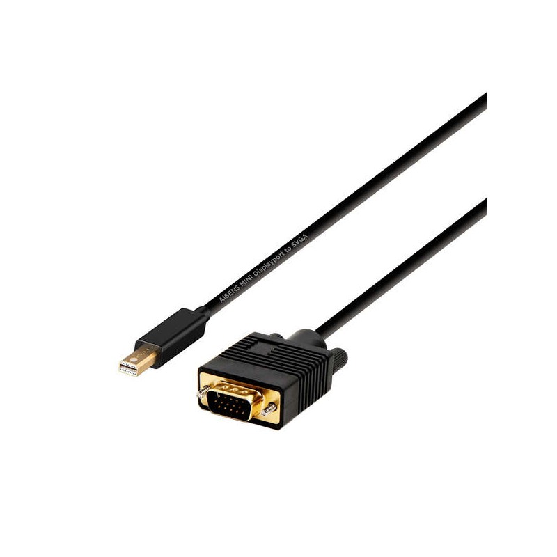 Cavo convertitore Aisens Mini Displayport a VGA - Mini DP/M-VGA/M - 2.0 m - Colore nero
