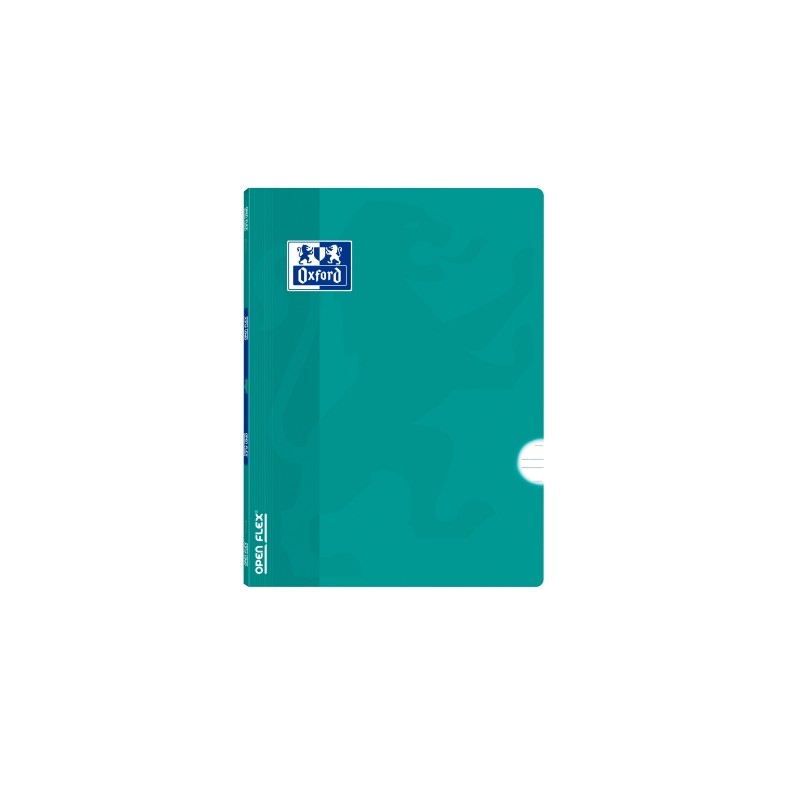 Taccuino Oxford con rilegatura a graffetta - Formato A5+ - 48 fogli - Righe da 3.5 mm con margine - Copertina in plastic
