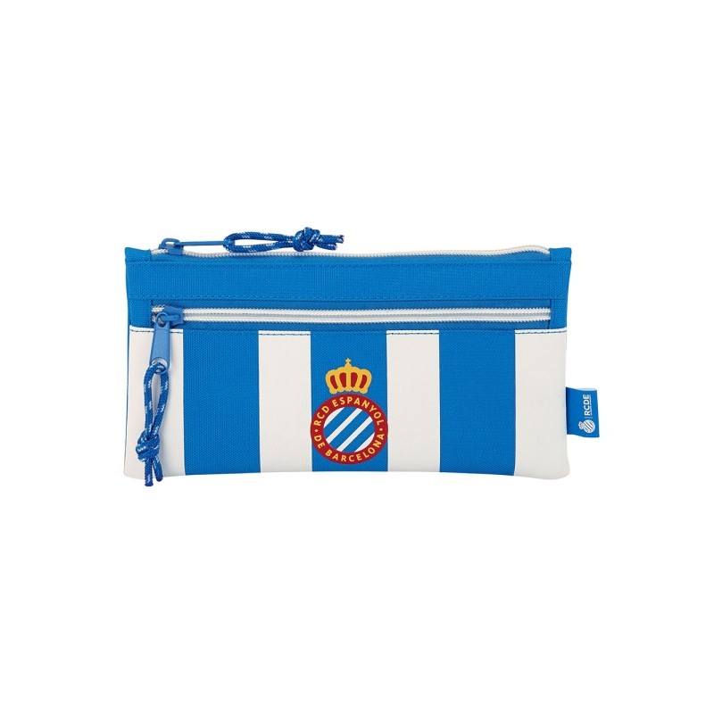 Safta RCD Espanyol Portatutto - Tasca con cerniera - 0.25 L - 220x10x110 mm - Colore: blu e bianco