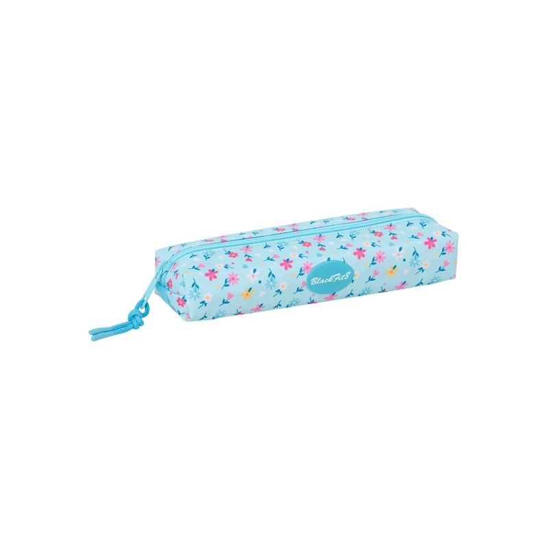 Safta Blackfit8 Petalos Borsa portaoggetti rettangolare - Elastico posteriore - Cerniera - 22x4x7 cm - Colore azzurro ch