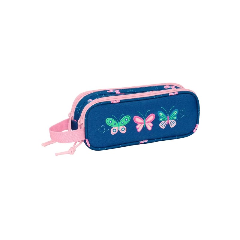 Safta Blackfit8 Mariposas Borsa portaoggetti - 2 scomparti con cerniera - Manico laterale - 1 L - 210x60x80 mm - Colore 