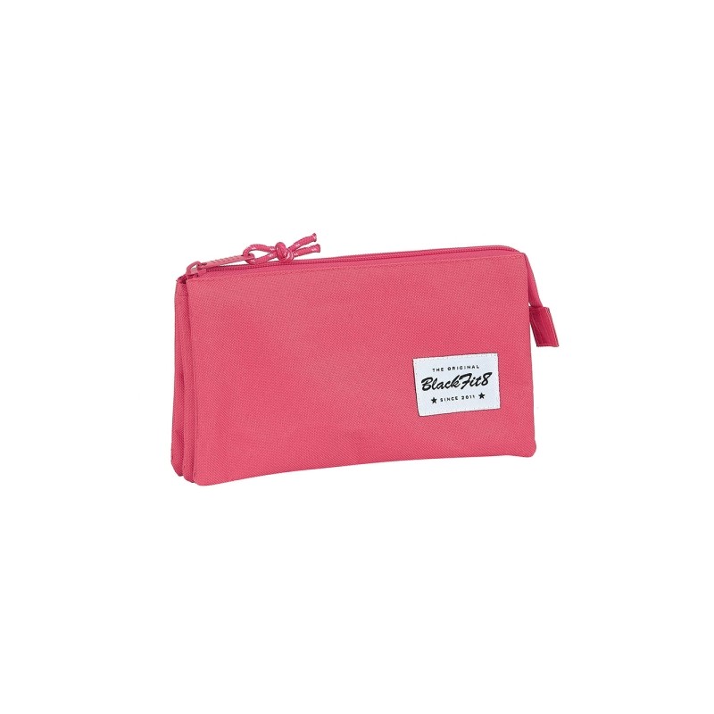 Safta Blackfit8 Borsa portaoggetti - 3 scomparti con cerniera - Tasca interna - 0.6 L - 220x30x120 mm - Colore rosa