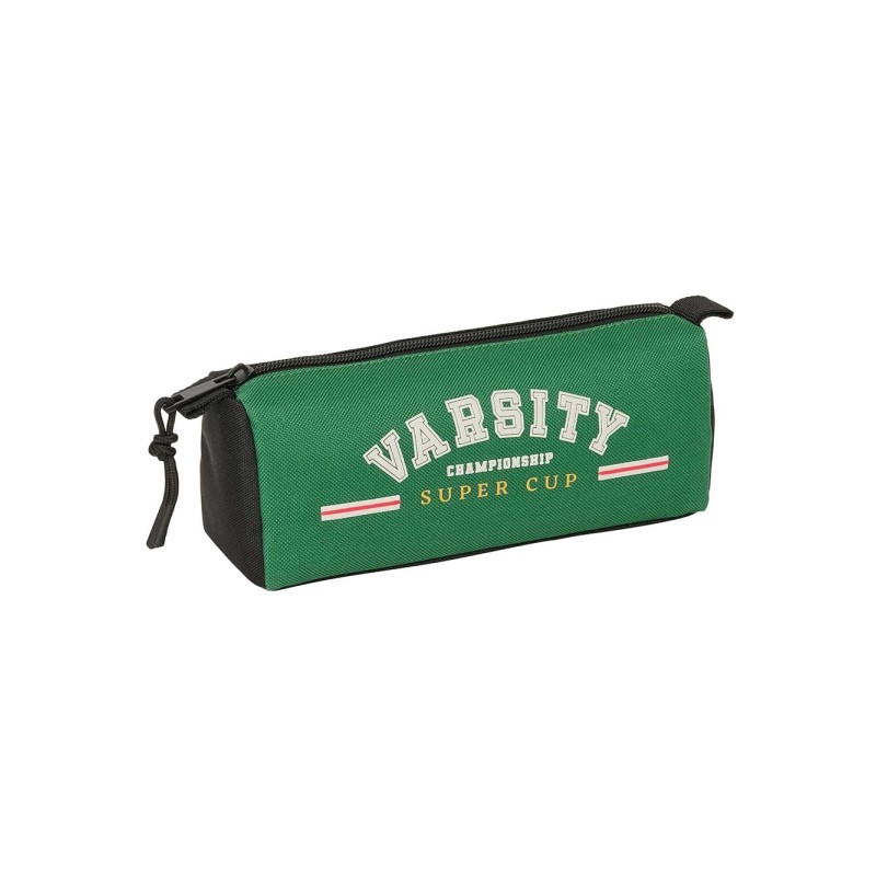 Safta Blackfit8 Varsity Borsa multiuso - Cerniera - 1.20 L - 210x70x80 mm - Colore: nero e verde