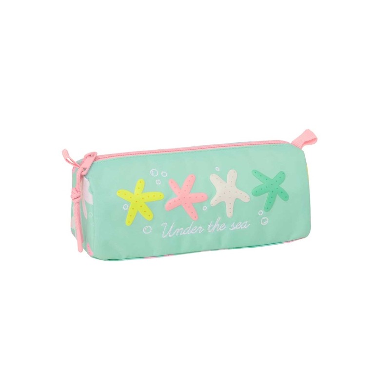 Safta Estrellas Portatutto - 1 scomparto con cerniera - 21x8x7 cm - Colore verde