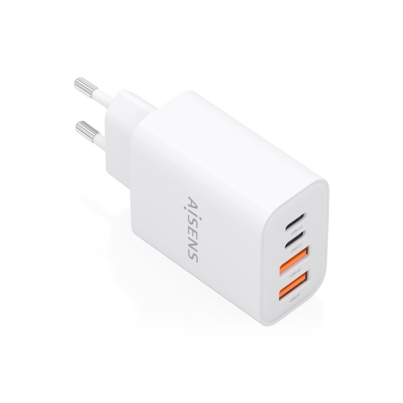 Caricabatterie Aisens Gan 32W - 2xUSB-C PD3.0 - 2xUSB-A QC3.0 - Colore: bianco