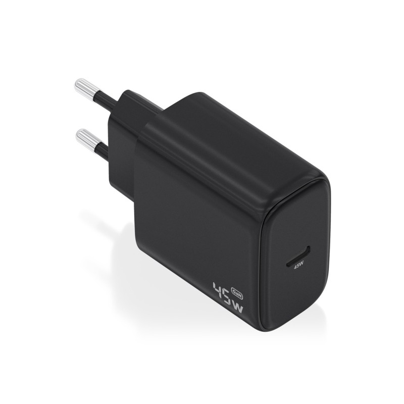 Caricabatterie Aisens GAN 45W - USB-C PD3.0 QC4.0 - Colore: nero