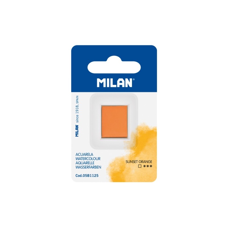 Milan Art Acquerello di ricambio - Godet medio - Colore arancione