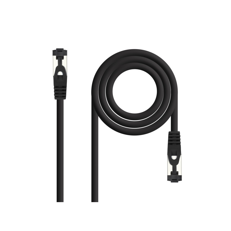 Nanocable Cavo di collegamento Cat. 8.1 2 GHz LSZH SSTP AWG26 - Lunghezza 0.30 m - Colore: nero