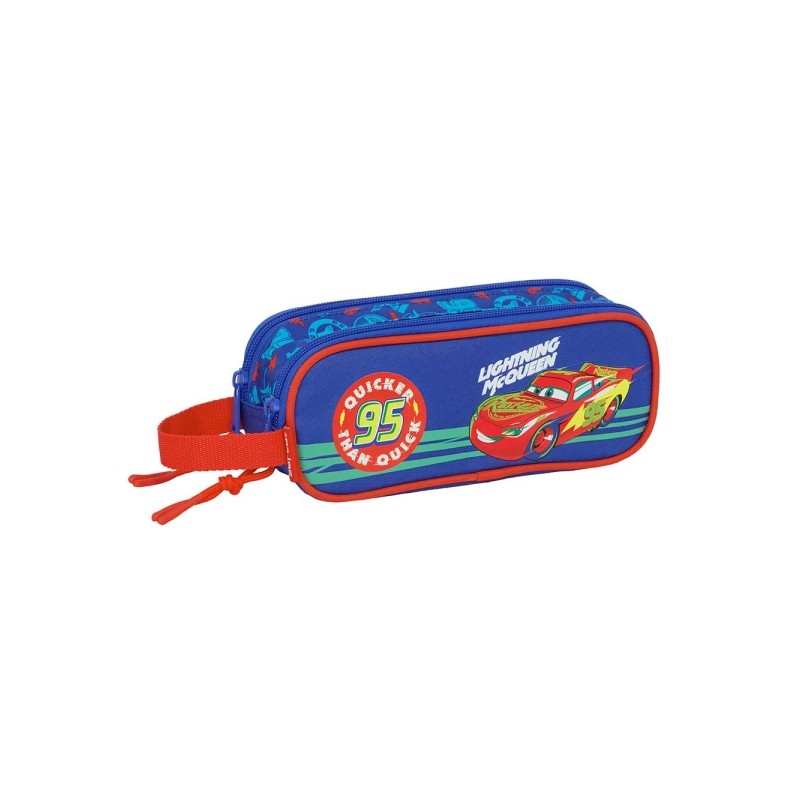 Safta Cars Portatutto - 2 scomparti con cerniere - Manico laterale - 1 L - 210x60x80 mm - Colore: blu