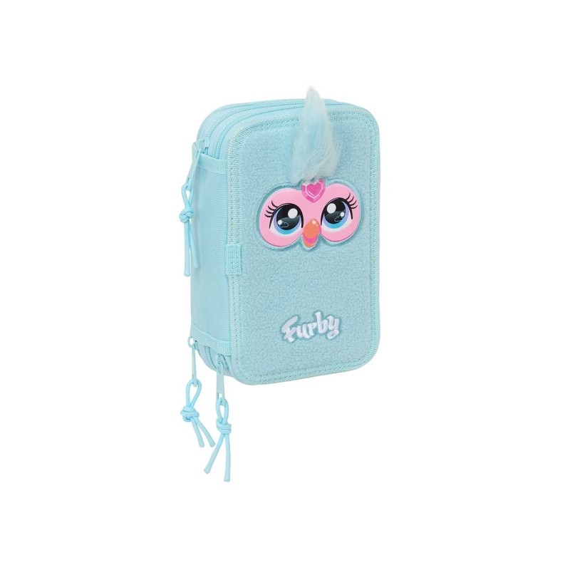 Safta Furby Astuccio a 3 ripiani - 37 pezzi - 1.3 L - Gomma - Matita - Penne a sfera - Temperamatite - Righelli - 16 col