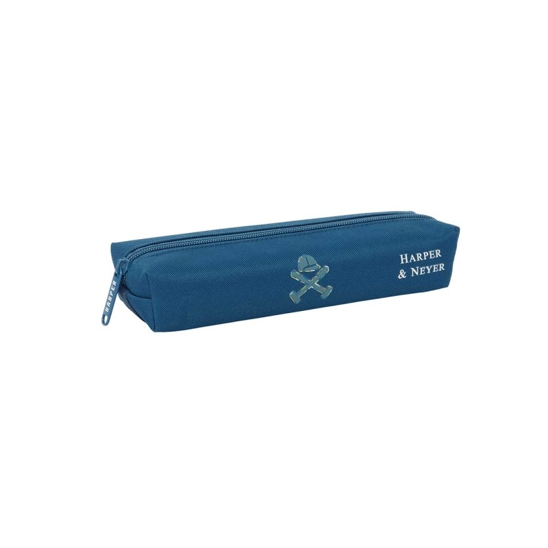 Safta Harper e Neyer Portatodo - Cerniera - Elastico - 0.53 L - 220x70x40 mm - Colore blu marino