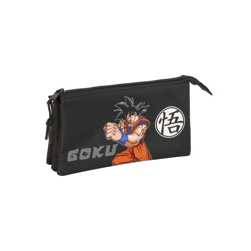 Safta Dragon Ball Borsa portaoggetti - Cerniera - 0.6 L - Tasca interna - 220x30x120 mm - Colore: nero