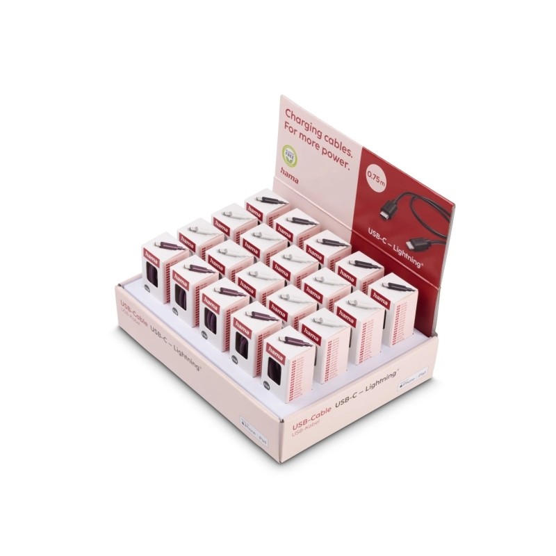 Cavo USB Hama - Lunghezza 0.75 m - Velocità fino a 480 Mbps - Schermato - Colori assortiti