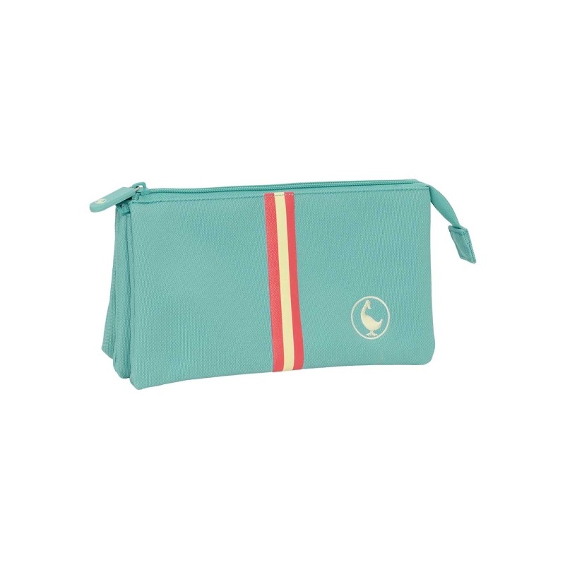 Safta el Ganso Basics Aquarelle Borsa multiuso - 3 scomparti con cerniera - Tasca interna - 0.6 L - 220x30x120 mm - Colo