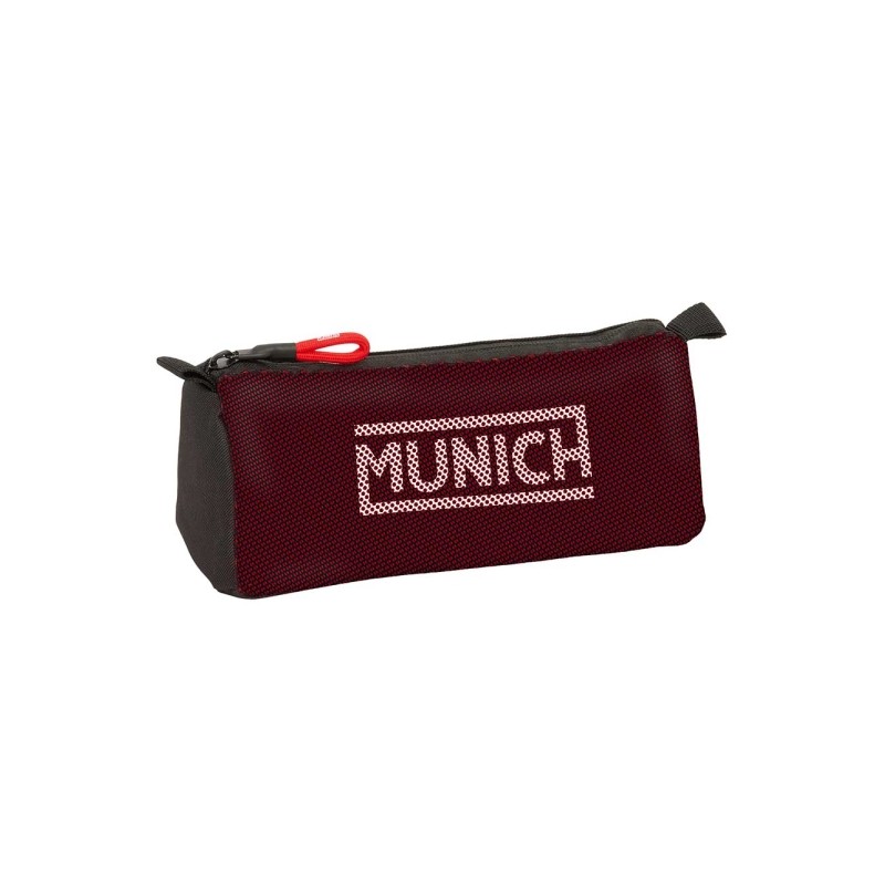 Safta Munich Vulcan Borsa multiuso - Cerniera - 1.2 L - 210x70x80 mm - Colore: nero e rosso