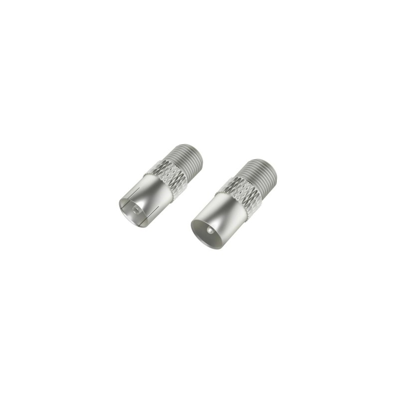 Set di adattatori Hama Essential per cavo d'antenna - Da coassiale femmina a F femmina - Da coassiale maschio a F femmin