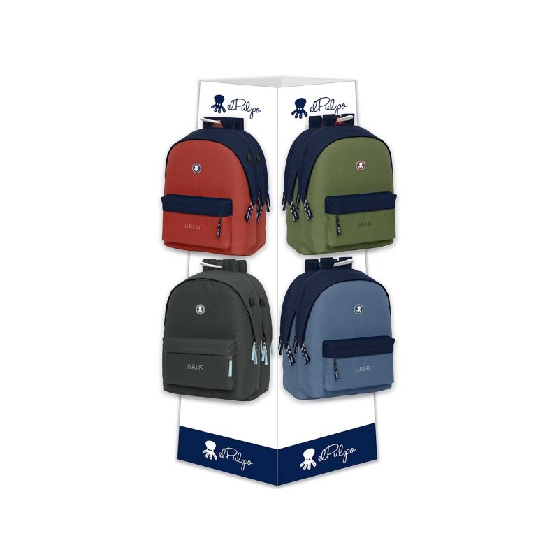 Safta el Pulpo Basics Espositore con 8 ganci - Realizzato in cartone riciclato - Ecologico - Presentazione ordinata e ac