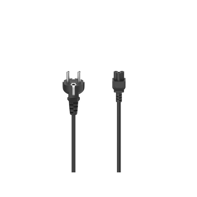 Cavo di alimentazione Hama Essential - Spina Schuko (maschio) - Spina Trebol (femmina) - Lunghezza 2.5 m - Sezione 0.75 