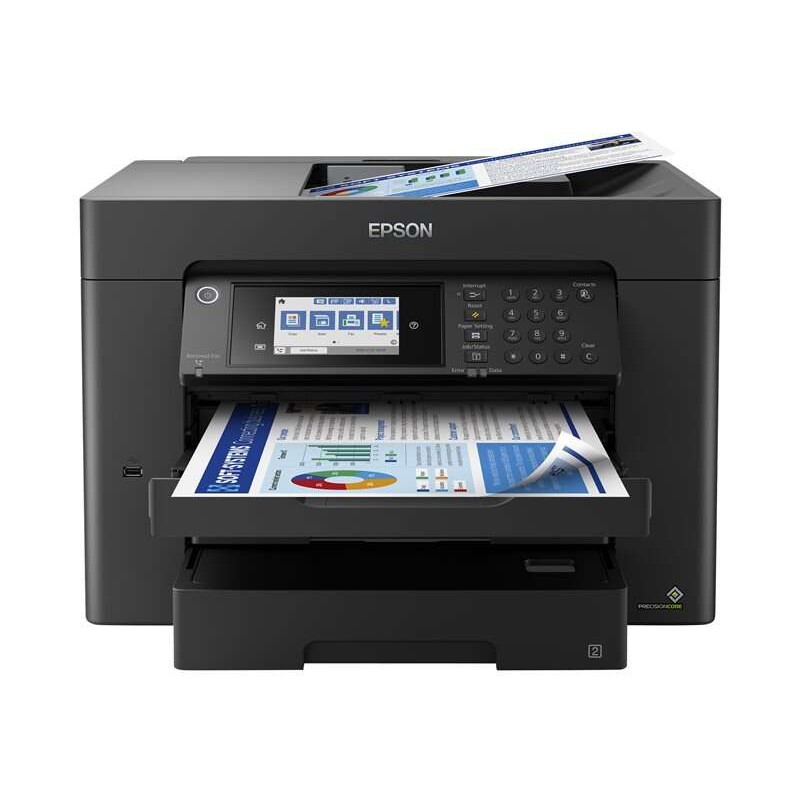 Epson Workforce WF7840DTWF Stampante multifunzione a colori A3 Fax fronte/retro WiFi 25 ppm