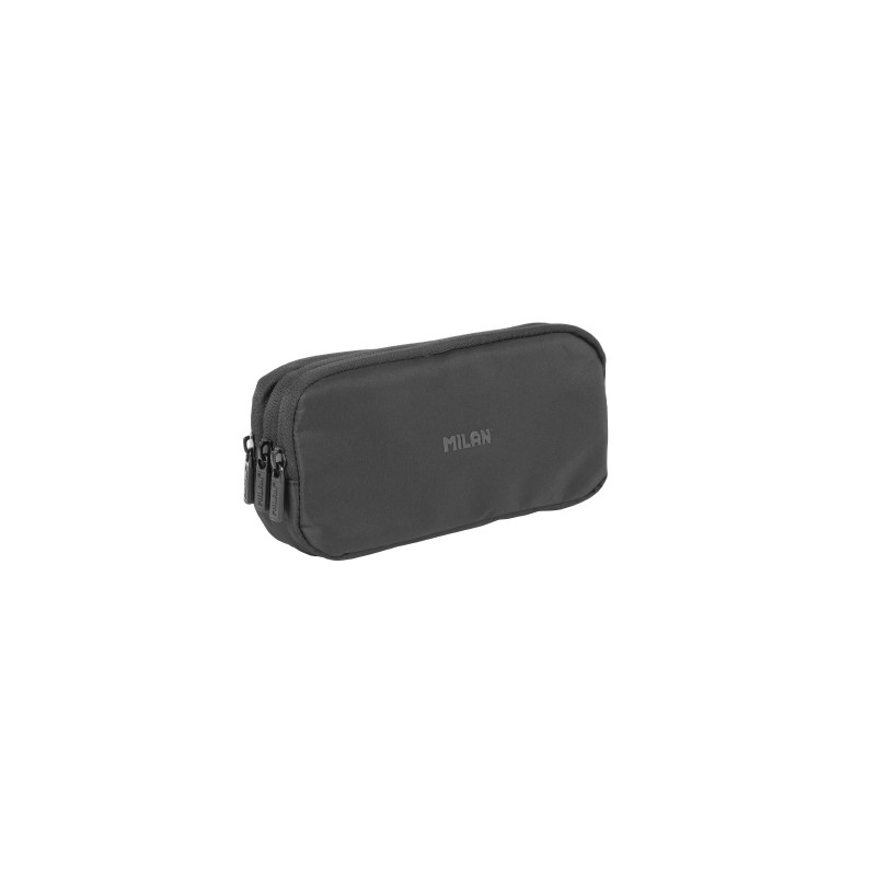 Milan Shadow Custodia multiuso - Cerniera - 3 scomparti - 22x11x6.5 cm - Colore: nero