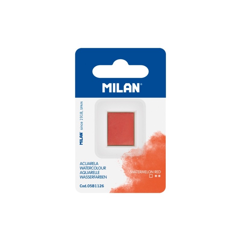 Milan Art Acquerello di ricambio - Godet medio - Colore rosso