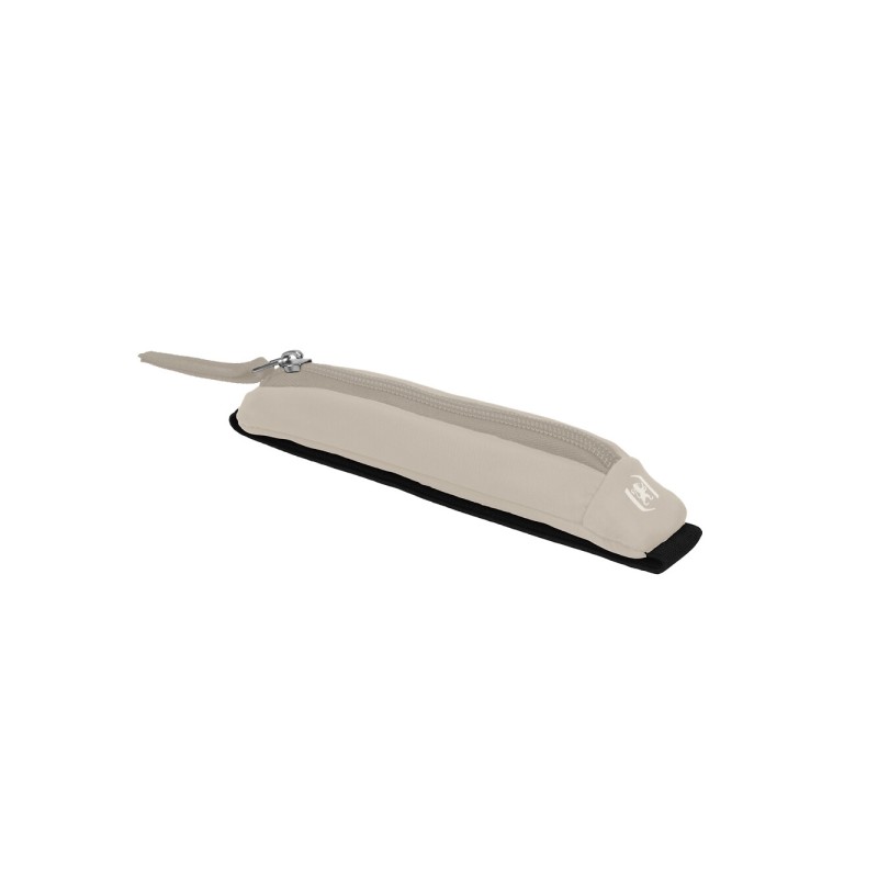 Oxford Executive Custodia compatta - Elastico per quaderni - Cerniera - Nylon riciclato - 21x4.5x3.5 cm - Colore beige
