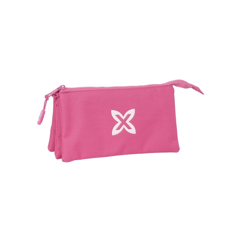 Safta Munich Basicos Fucsia Borsa multiuso - 3 scomparti con cerniera - Tasca interna - 0.6 L - 220x30x120 mm - Colore r