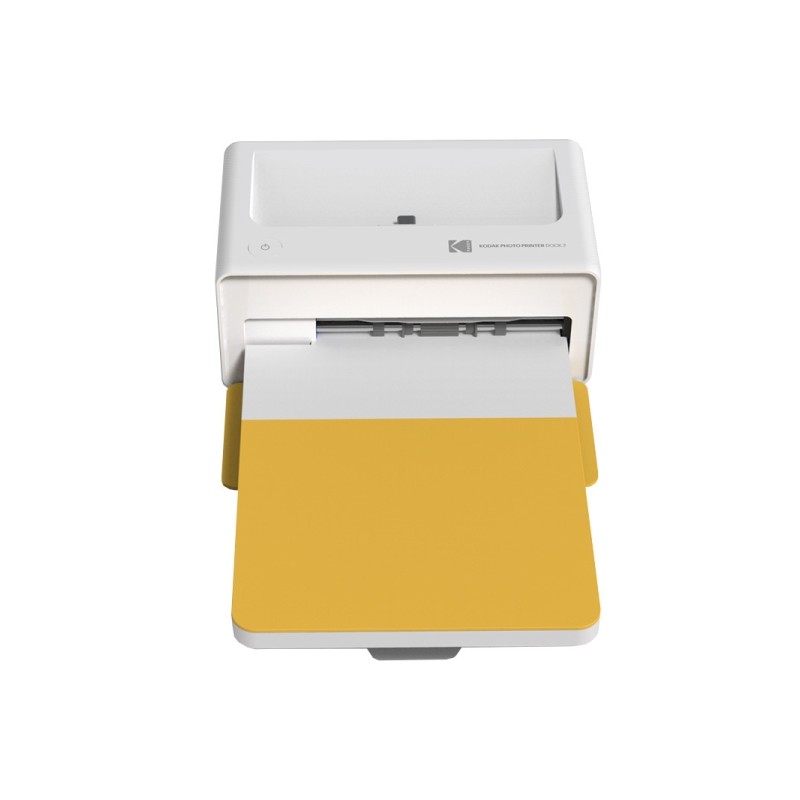 Stampante fotografica portatile Kodak PD460 - 300x300 dpi - Formato foto 10x15 cm - Colore: bianco/giallo